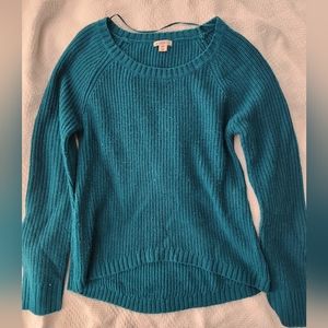 Womens sweater size small green